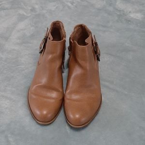Tan ankle boots